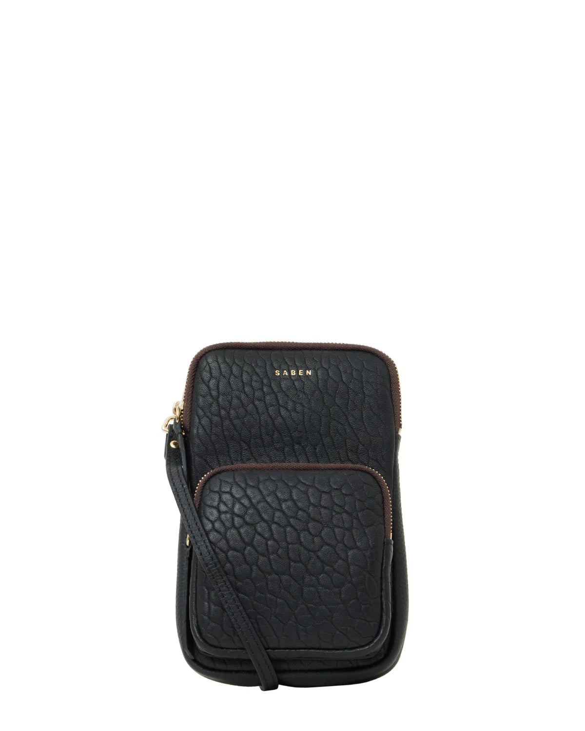 Nikko Pocket Phone Sling | Black Bubble