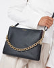 Matilda Crossbody | Black + Chunky Chain