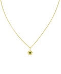 Sitara Necklace | 22k Gold Vermeil | Chrome Diopside