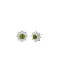 Sitara Stud | 925 Sterling Silver | Chrome Diopside