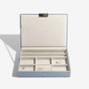 Dusky Blue Jewellery Box Set | 3 Layers