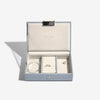 Dusky Blue Mini Jewellery Box Set | 2 Layers