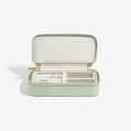 Small Zipped Jewellery Box | Sage Green