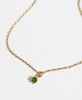 Stella Necklace | 22k Gold Plate | Chrome Diopside