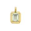 Thea Charm | 22k Gold Vermeil & Green Amethyst