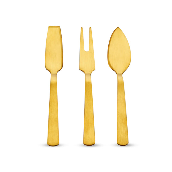 Cheese Knife Set | Gold