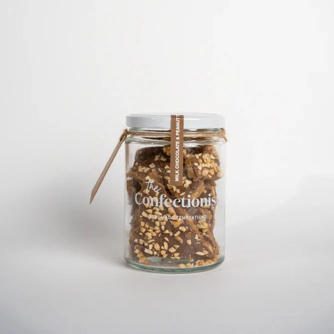 Milk Chocolate & Peanut Toffee | 200gm Jar