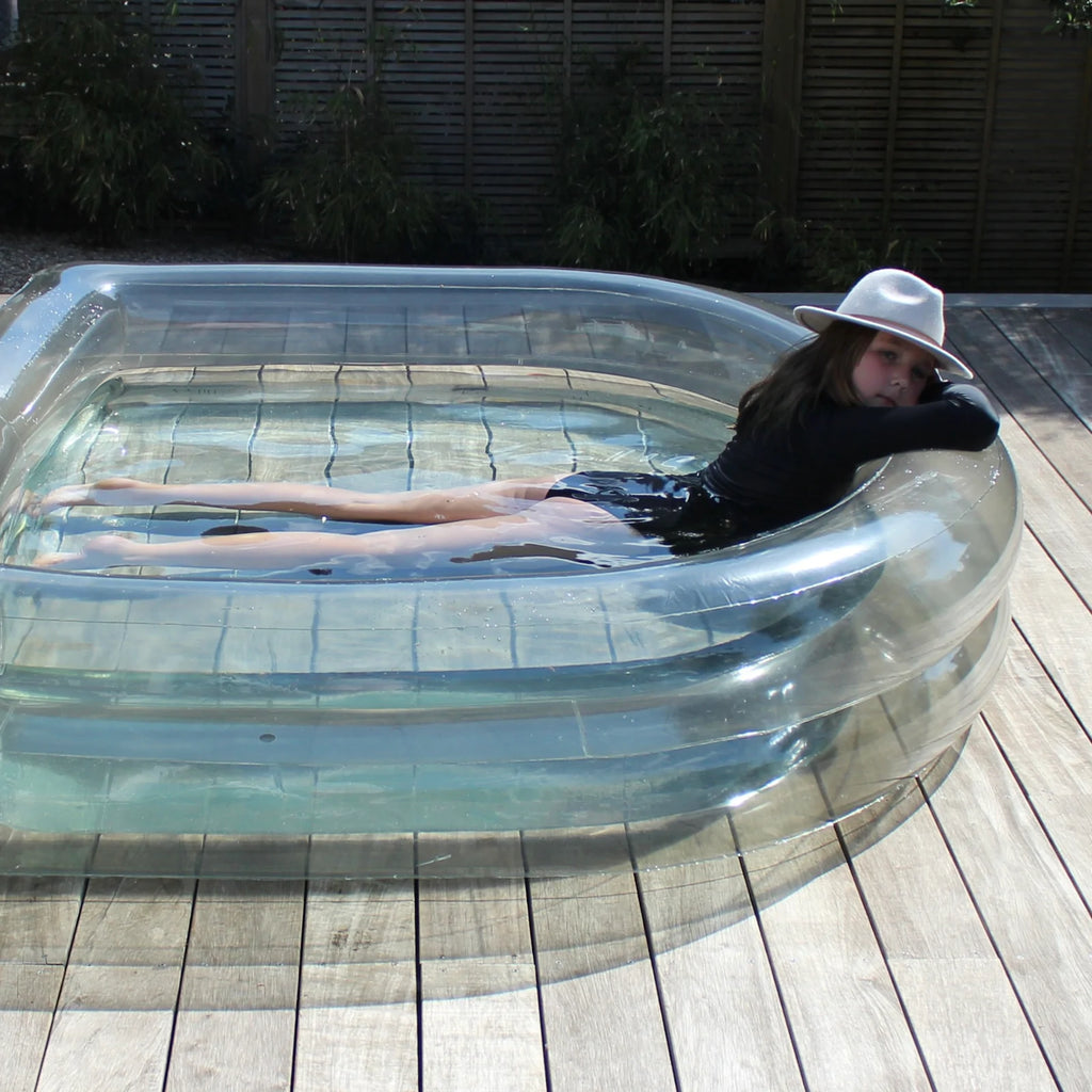 Inflatable Arch Pool | Pewter Translucent