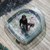 Inflatable Arch Pool | Pewter Translucent