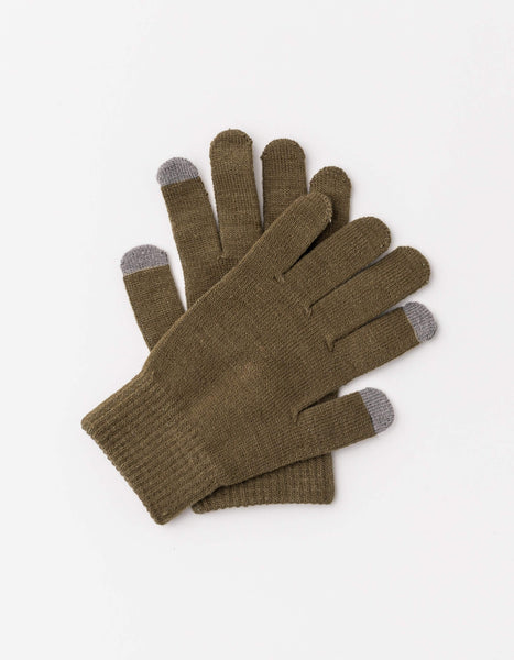 Glove | Olive | Grey Tips