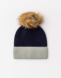 Beanie | Navy & Grey