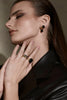 Athena Drop Earrings | Black Onyx & Silver
