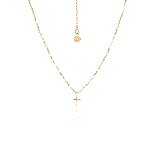 Cross Necklace | Gold