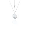 Heart of Love Necklace | Silver