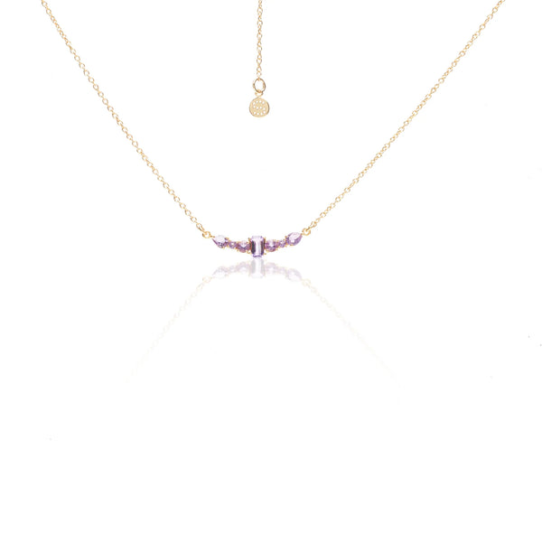 Theia Necklace | Brazilian Amethyst & Gold