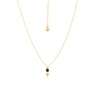 Superfine Mini Tigers Eye Necklace | Gold