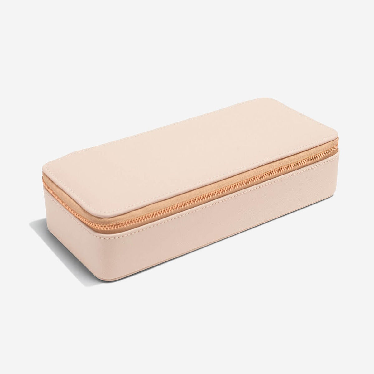 Large Zipped Jewellery Box | Blush