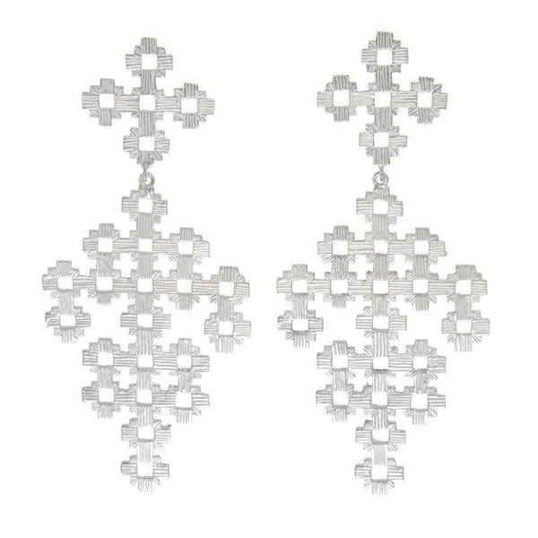 Zoe & Morgan | Chimi Earrings | Silver | Shop online at The Birdcage