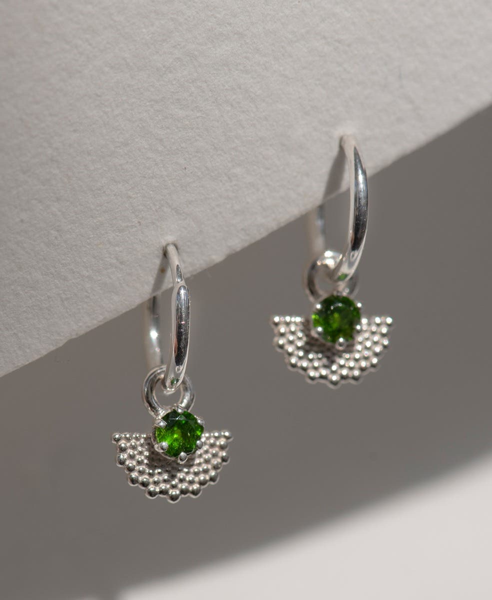 Eos Earrings | Chrome Diopside