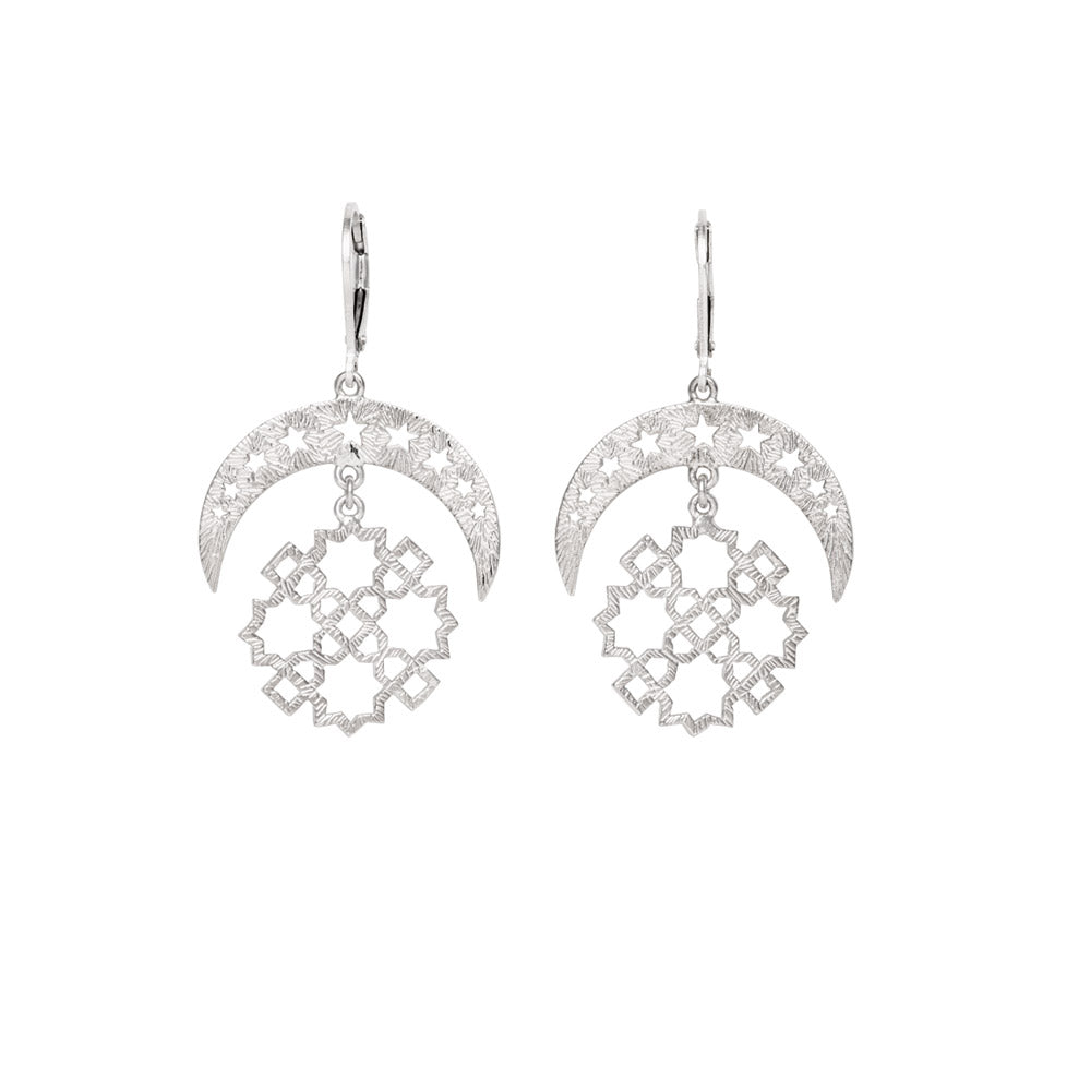 Zoe & Morgan | Essaouria Earrings | Silver | Shop online at The Birdcage