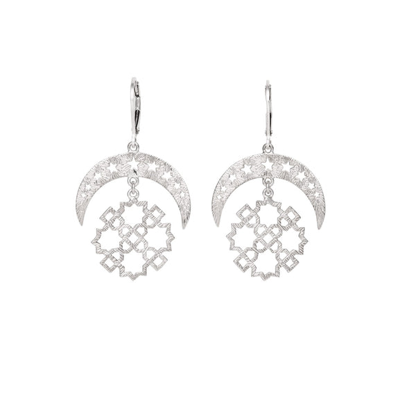 Zoe & Morgan | Essaouria Earrings | Silver | Shop online at The Birdcage