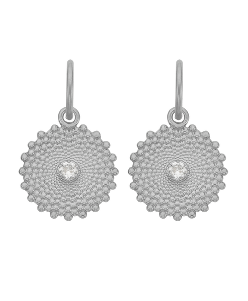Helios Earrings | White Zircon
