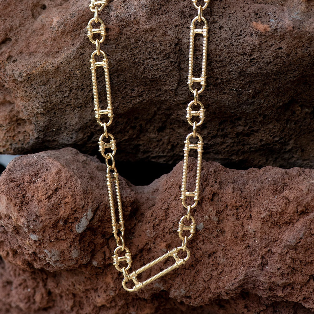 Prana Chain | 40cm | 22K Gold Plated