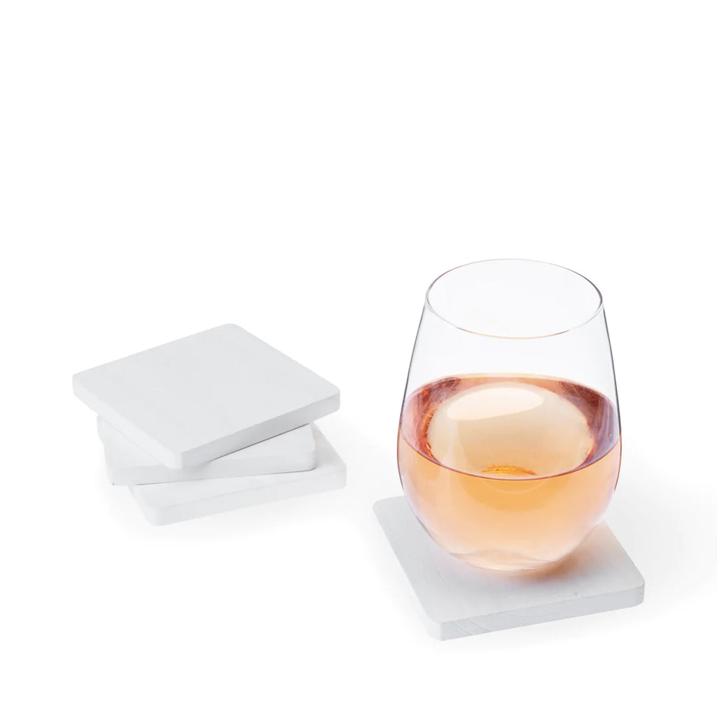 Whitewash Coasters | Set of 4