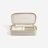 Small Zipped Jewellery Box | Taupe