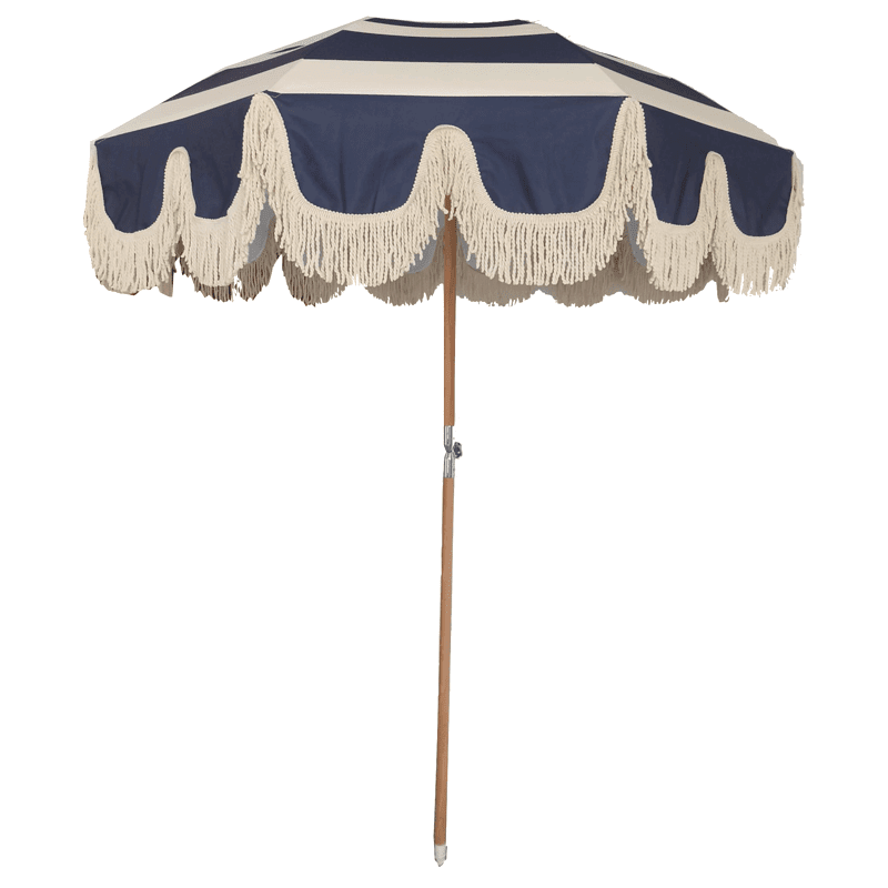 Summer Parasol Outdoor Umbrella | Ocean Stripe