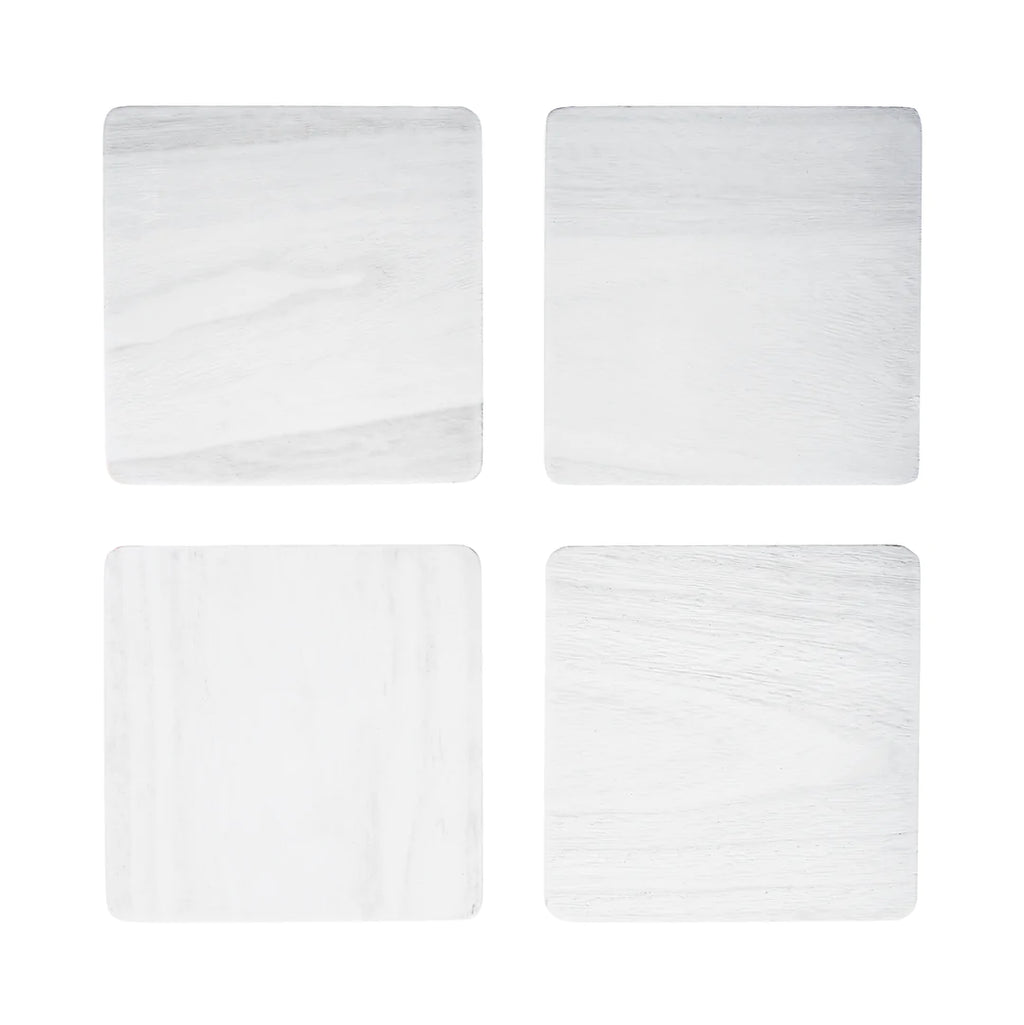 Whitewash Coasters | Set of 4